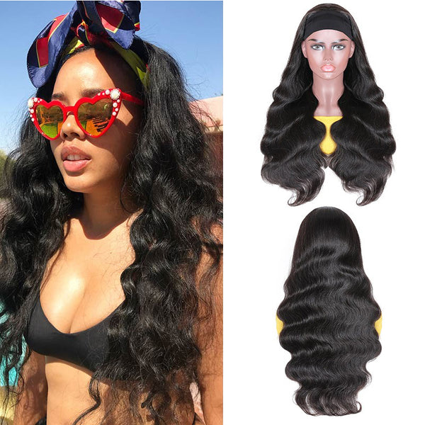 Brazilian Body Wave Headband Wig