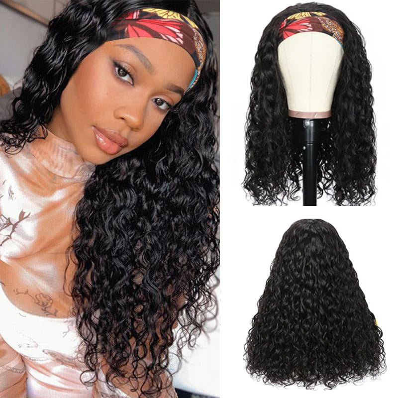 Brazilian Water Wave Headband Wig