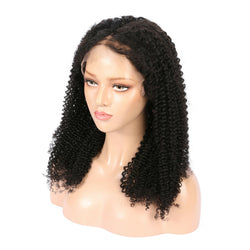 Malaysian Kinky Curly Virgin Hair Full Lace Wig