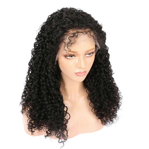 Peruvian Deep Curly Virgin Hair 360 Lace Wig