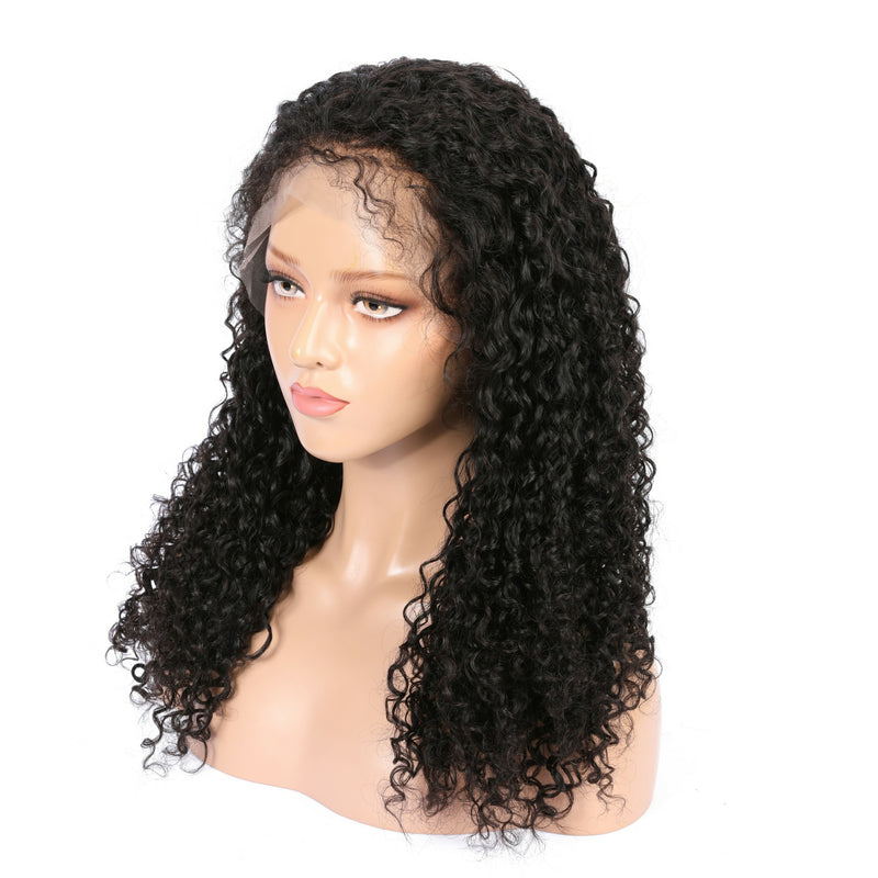 Peruvian Deep Curly Virgin Hair 360 Lace Wig