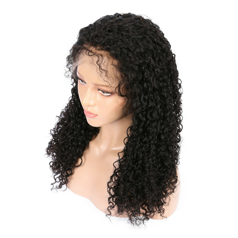 Malaysian Virgin Deep Curly Hair Full Lace Wig