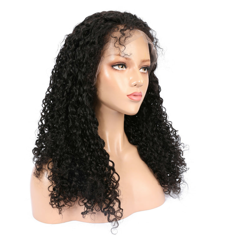 Malaysian Virgin Deep Curly Hair Full Lace Wig