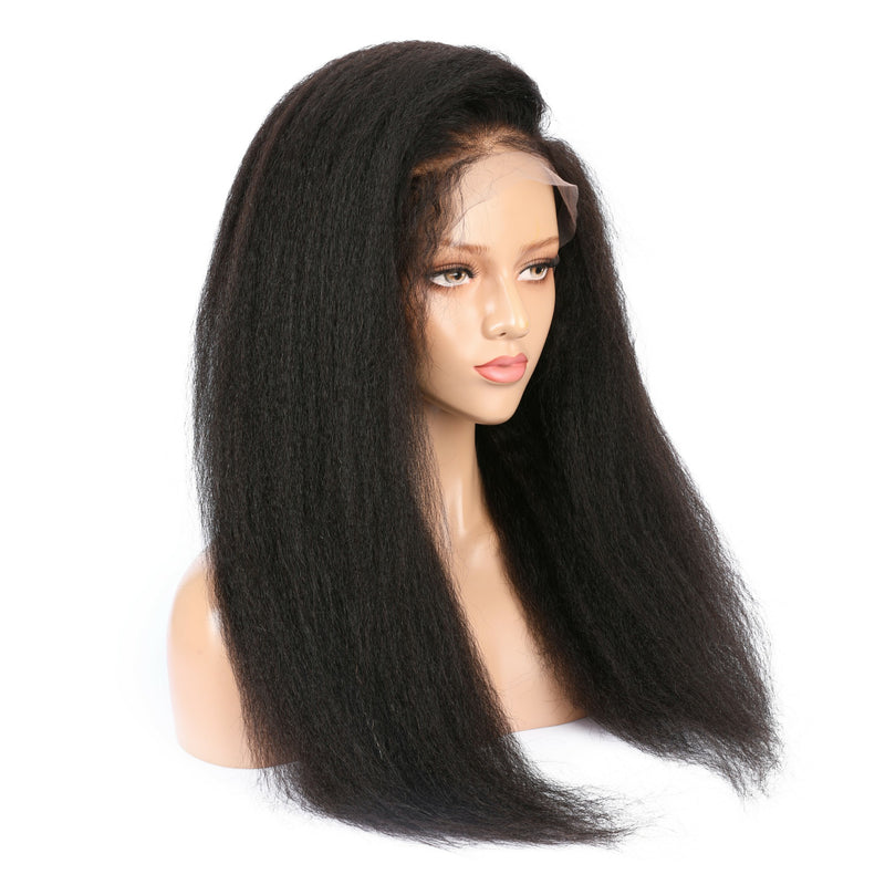 Indian Kinky Straight Lace Front Wig