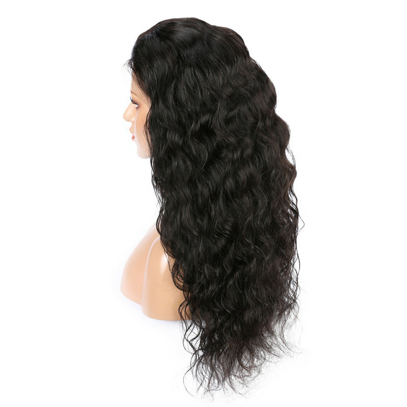 Malaysian Virgin Natural Wave Hair Full Lace Wig