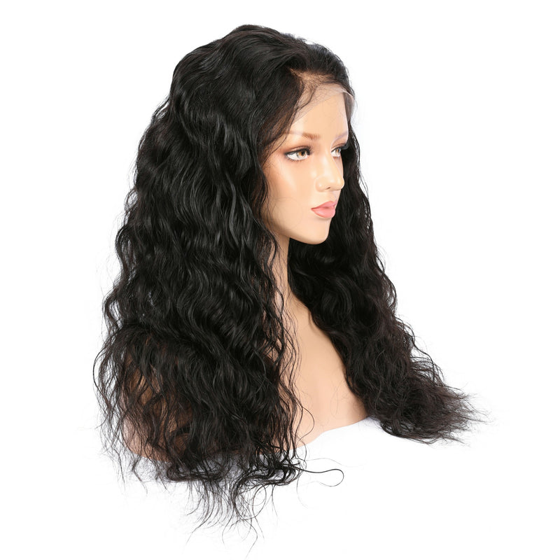 Malaysian Virgin Natural Wave Hair Full Lace Wig