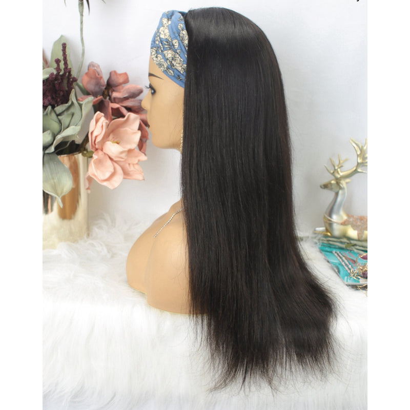 Brazilian Straight Headband Wig
