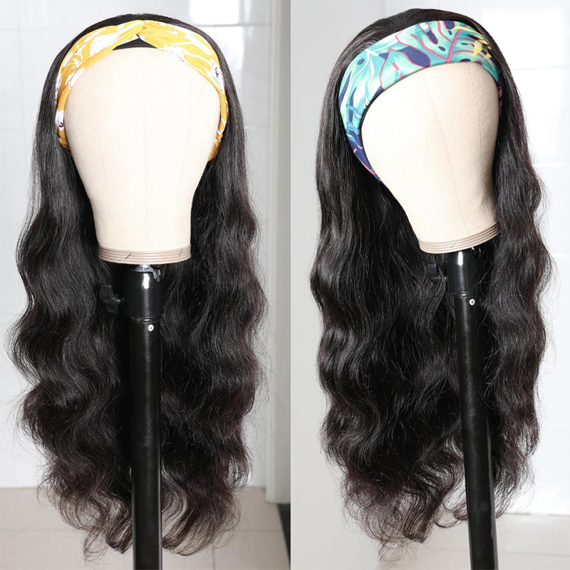 Brazilian Body Wave Headband Wig