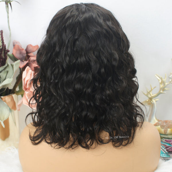 Brazilian Wavy Bob Headband Wig