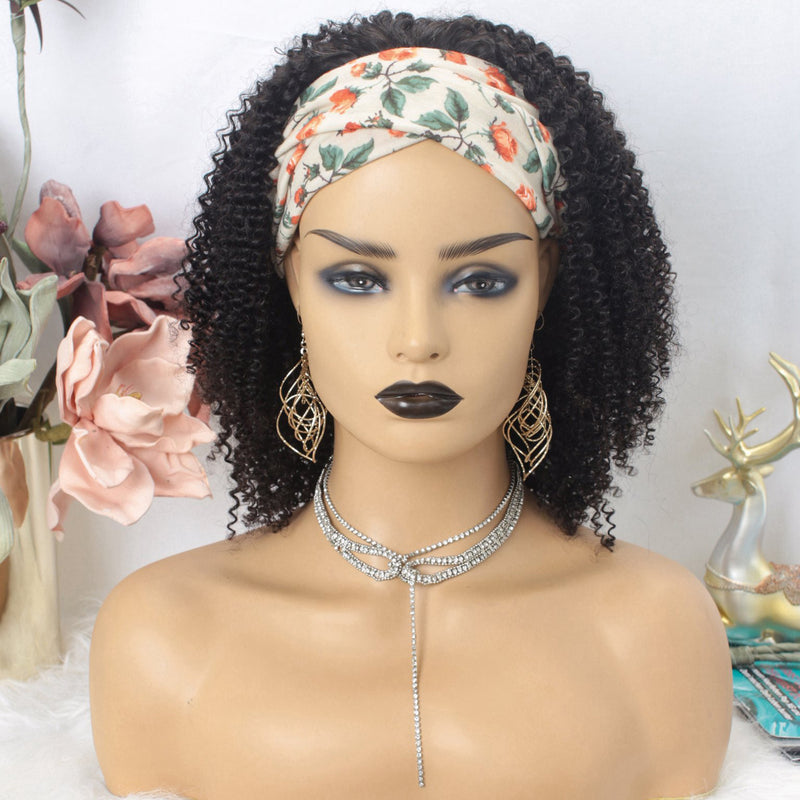 Brazilian Afro Curly Headband Wig