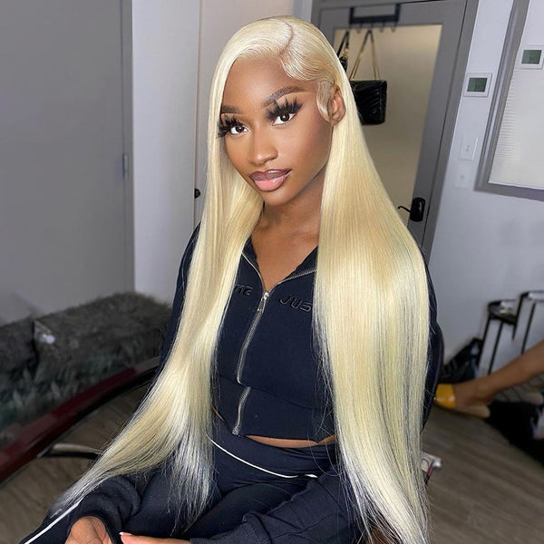 Brazilian Straight Hair #613 Blonde Full Lace Wig