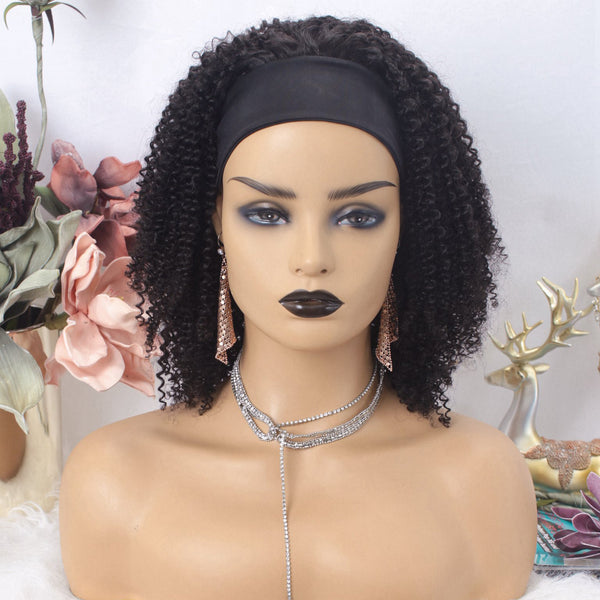 Brazilian Afro Curly Headband Wig