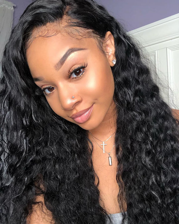 13*4 Natural Wave Lace Frontal Wig