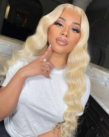 613 Blonde Brazilian Body Wave Lace Front Wig