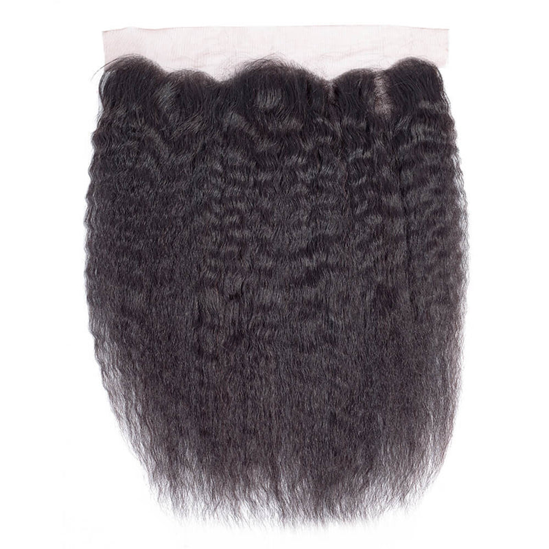 Indian Kinky Straight Lace Frontal