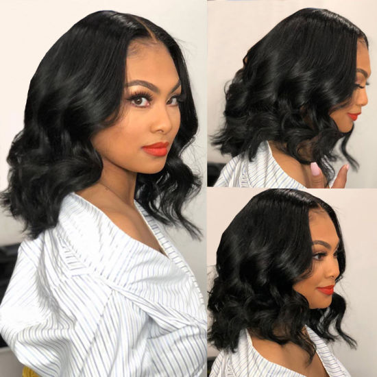 Brazilian Wavy Hair Lace Front Bob Wig