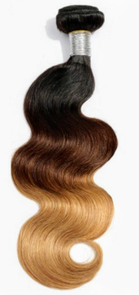 Body Wave Ombre Hair Extensions 1b/4/27