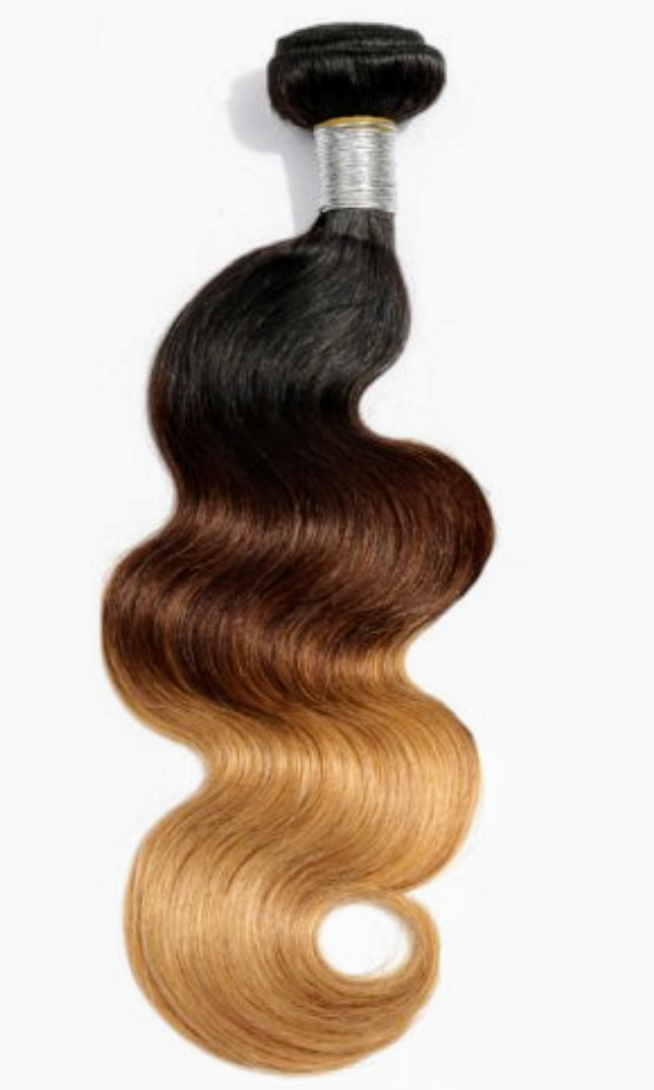Body Wave Ombre Hair Extensions 1b/4/27