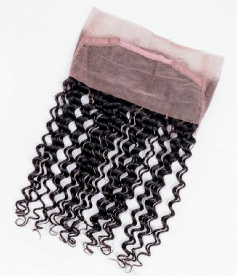 Malaysian Virgin Hair Deep Wave 360 Frontal