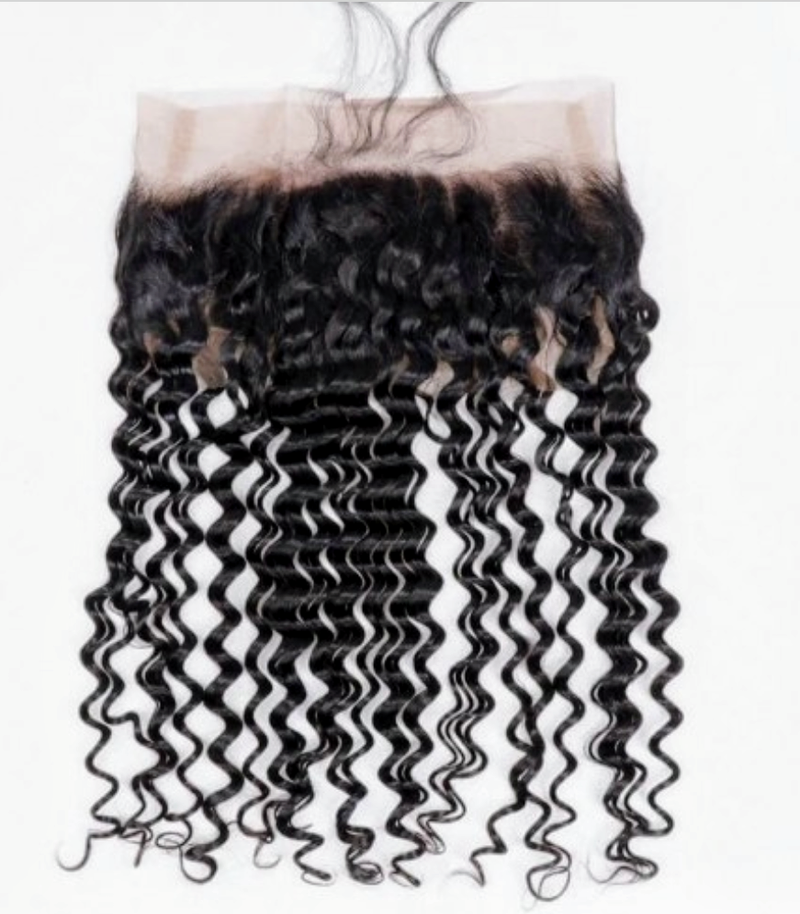 Malaysian Virgin Hair Deep Wave 360 Frontal