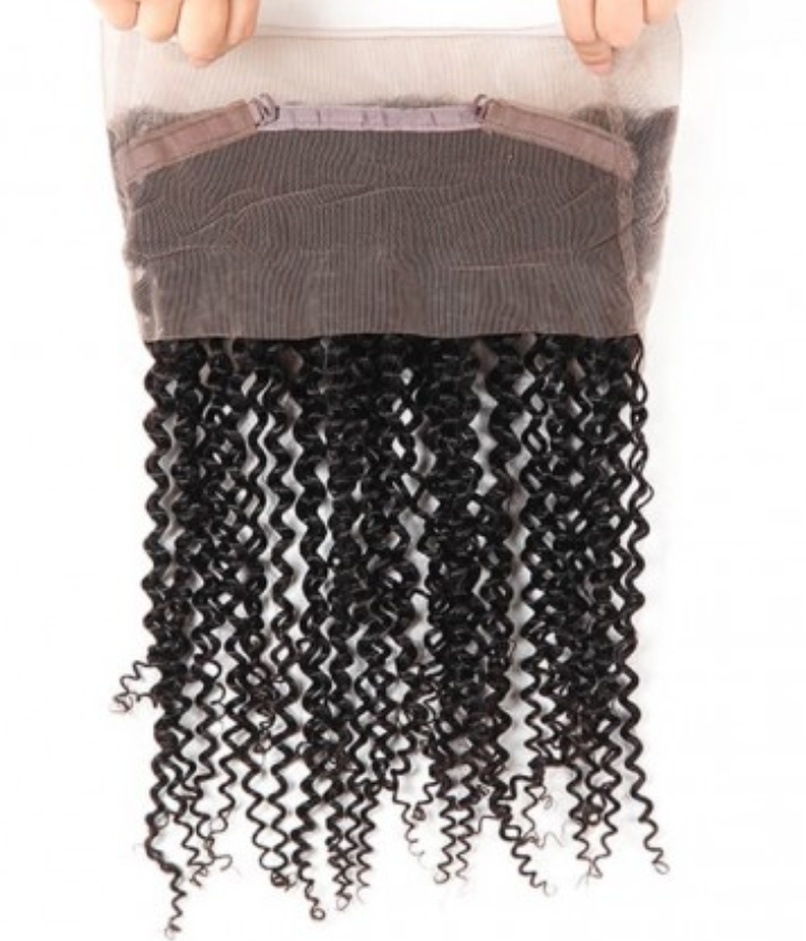 Malaysian Virgin Hair Deep Curly 360 Frontal