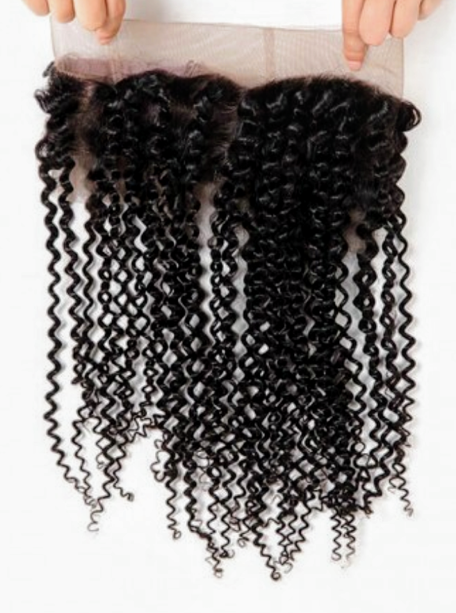 Malaysian Virgin Hair Deep Curly 360 Frontal
