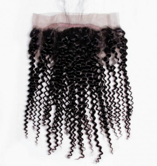 Malaysian Virgin Hair Kinky Curly 360 Frontal