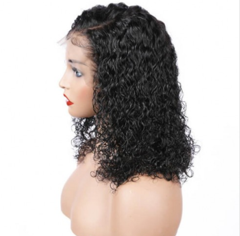 Brazilian Curly Lace Front Bob Wig