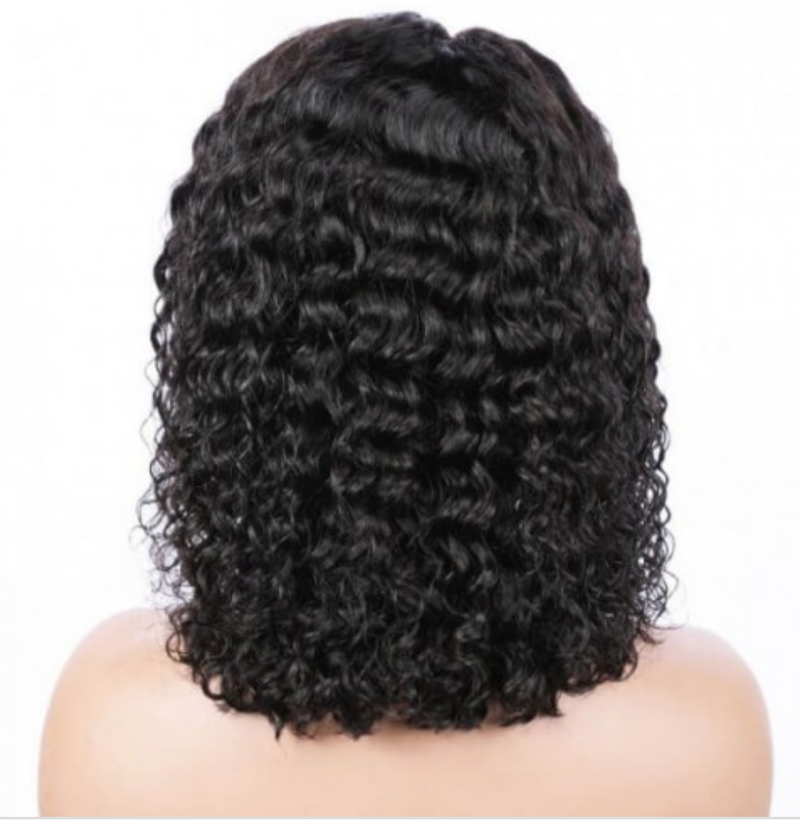 Brazilian Deep Wave Hair Lace Front Bob Wig