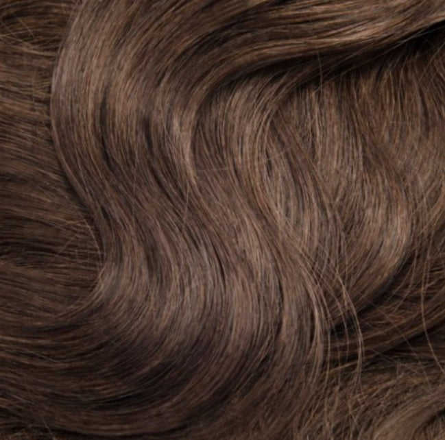#4 Medium Brown Body Wave Clip In Hair Extensions