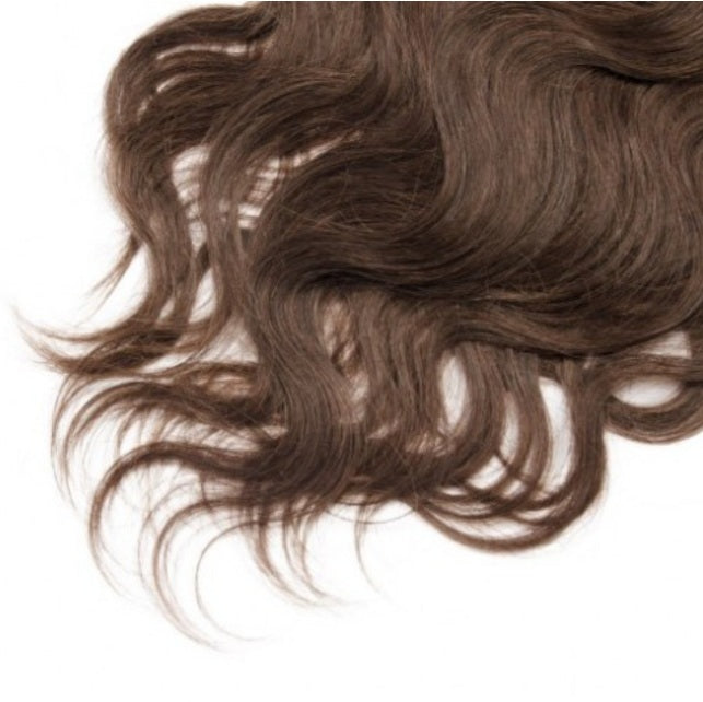 #4 Medium Brown Body Wave Clip In Hair Extensions