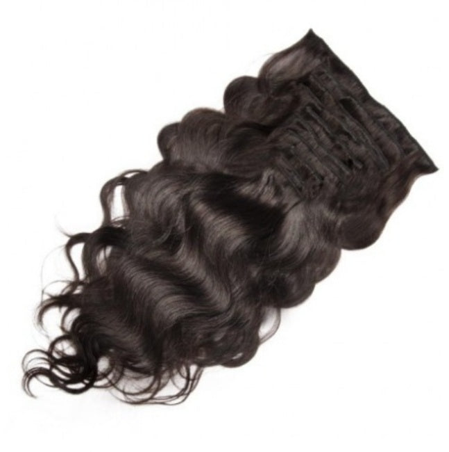 #2 Dark Brown Body Wave Clip In Hair Extensions