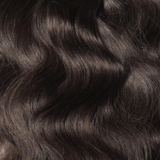 #2 Dark Brown Body Wave Clip In Hair Extensions