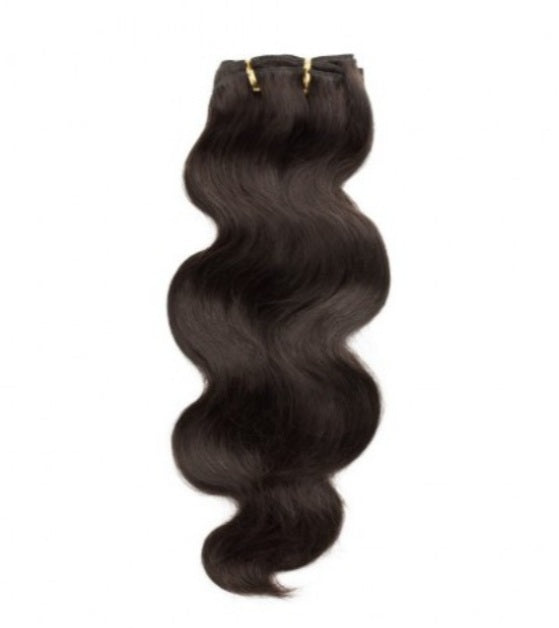 #2 Dark Brown Body Wave Clip In Hair Extensions