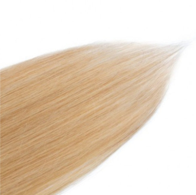 #27 Strawberry Blonde Straight Clip In Hair Extensions