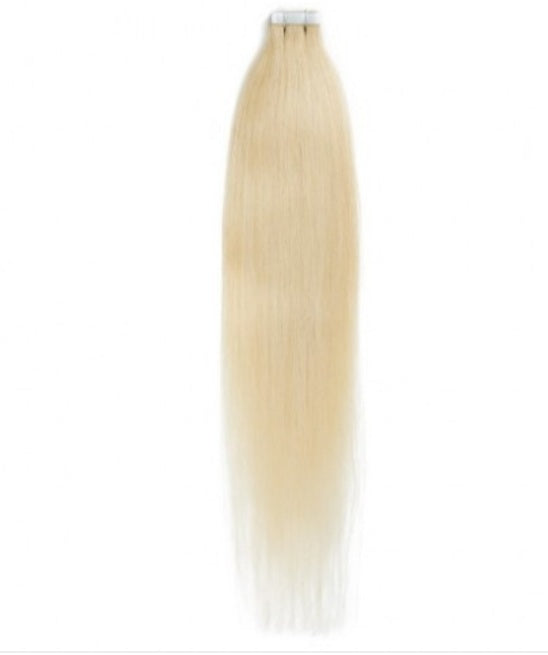 #24 Sandy Blonde Straight Tape In Hair Extensions