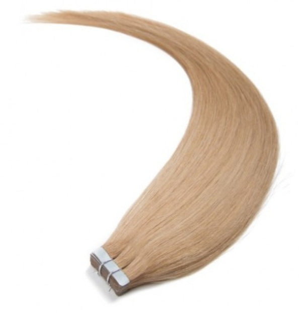 #27 Strawberry Blonde Straight Tape In Hair Extensions