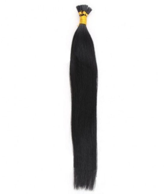 #1 Jet Black Straight U Tip Hair Extensions