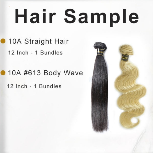 10A #613 & Black Sample Hair Bundles
