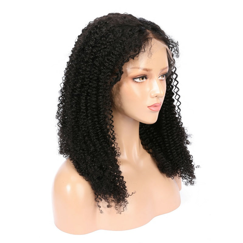 Peruvian Kinky Curly Virgin Hair 360 Lace Wig