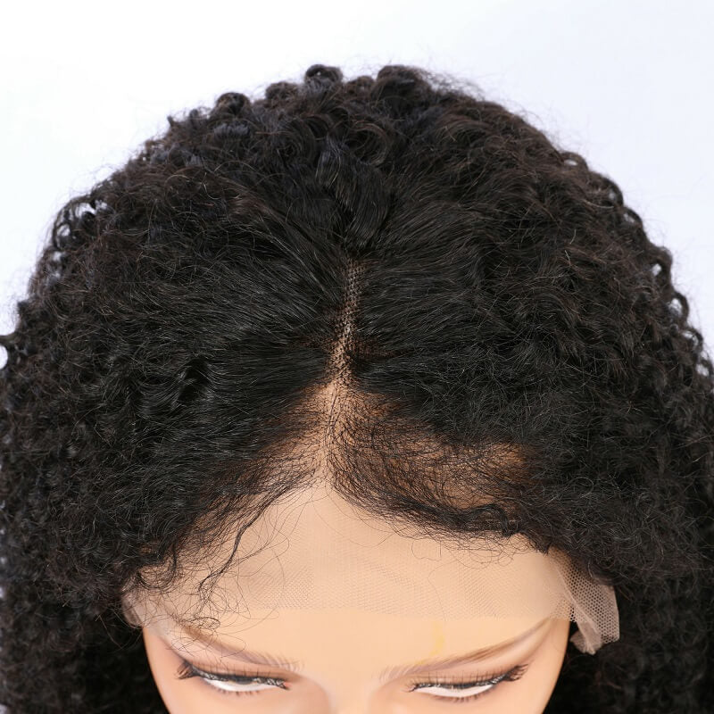 Peruvian Kinky Curly Virgin Hair 360 Lace Wig