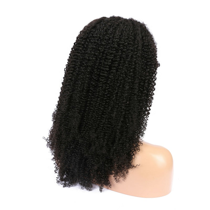 Peruvian Kinky Curly Virgin Hair 360 Lace Wig