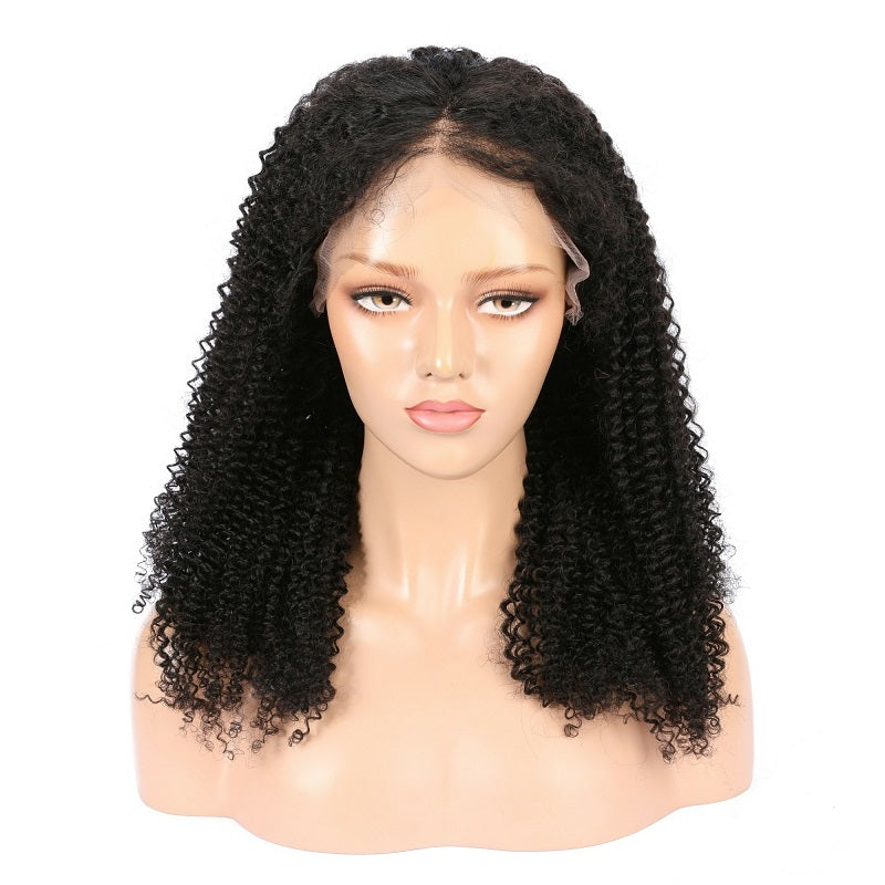 Peruvian Kinky Curly Virgin Hair 360 Lace Wig