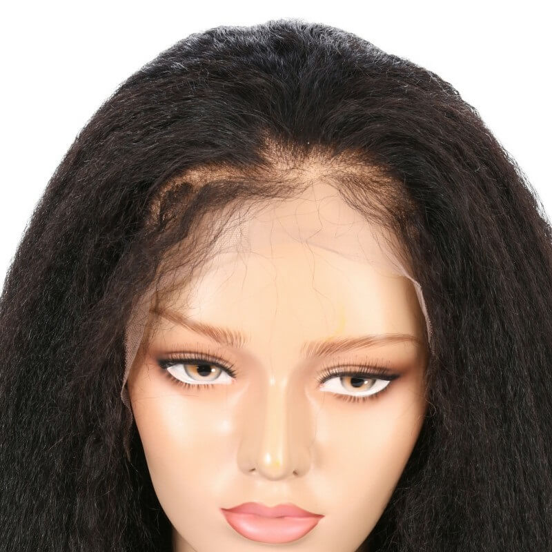 Indian Kinky Straight Lace Front Wig